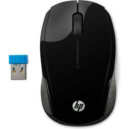 HP 220 Maus (Kabellos, Office, Schwarz)