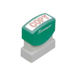 XSTAMPER Textstempel (Rot, Englisch, 1 Stück)
