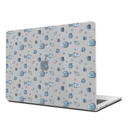 EG Hardcase (MacBook Air 13" M3 2024, Fisch, Blau)