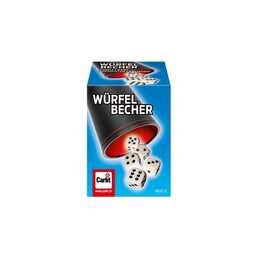 CARLIT Würfelbecher (Schwarz, Rot, 9 Stück)