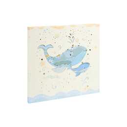 GOLDBUCH Journal intime Blue Whale (24.5 cm x 22.5 cm, Bleu, Blanc, Multicolore)