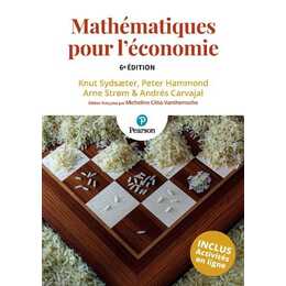 Mathématiques pour l'économie, 6e édition