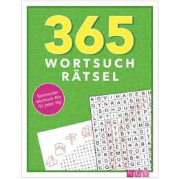 365 Wortsuchrätsel I abwechslungsreicher Rätselmix I mit praktischem Lösungsteil im Anhang