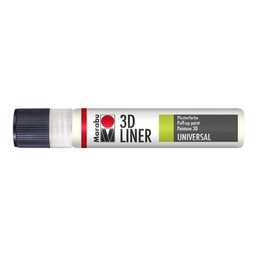 MARABU Textilfarbe 3D-Liner (25 ml, Weiss)