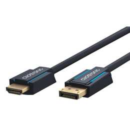 CLICKTRONIC Verbindungskabel (DisplayPort, HDMI, 3 m)