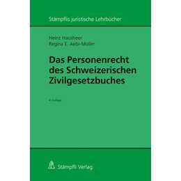 Das Personenrecht des Schweizerischen Zivilgesetzbuches