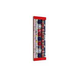 BRAUN + COMPANY Papier cadeau (4 Stk, Bleu, Rose, Disney)