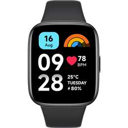 XIAOMI Redmi Watch 3 Active (47 mm, Aluminium, Noir)