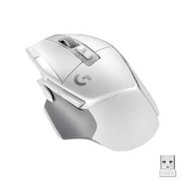 LOGITECH G502 X Lightspeed Maus (Kabel und Kabellos, Gaming, Weiss)