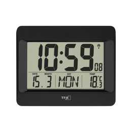 TFA Digital Funk Wanduhr (Digital, 21.5 cm)