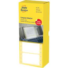 AVERY ZWECKFORM Druckeretikettenbogen (88.9 x 35.7 mm)