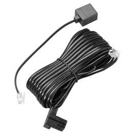INTERTRONIC Verbindungskabel (Schwarz, 5 m, TT89 (Stecker), RJ-12)