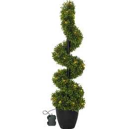 STAR TRADING Buxbom Albero di Natale con LED (90 cm)