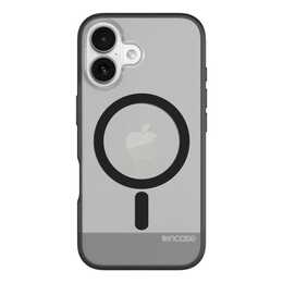 INCASE DESIGNS Backcover MagSafe Slim (iPhone 16, Transparent, Schwarz)