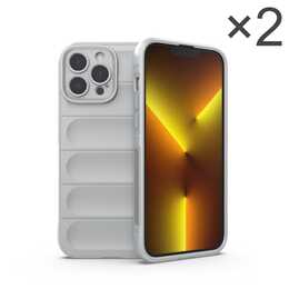 EG Backcover (iPhone 15 Pro Max, Grau)