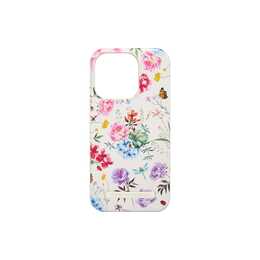 IDEAL OF SWEDEN Backcover MagSafe Flower Forever (iPhone 16, Blumen, Weiss, Mehrfarbig)