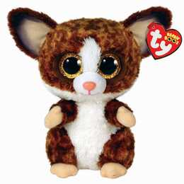 TY Binky (19 cm, Marrone, Bianco)