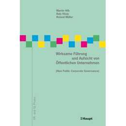 Wirksame Führung und Aufsicht von Öffentlichen Unternehmen (New Public Corporate Governance)