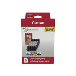 CANON CLI-581 (Gelb, Schwarz, Magenta, Cyan, Multipack)