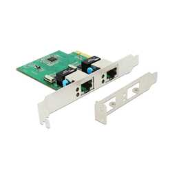 DELOCK Netzwerkadapterkarte (2 x RJ-45 (LAN))
