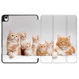 EG Hülle für iPad Air 10.9" (2022) 5. Generation - Braun - Katzen
