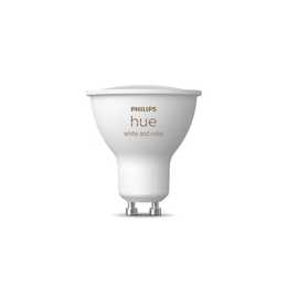 PHILIPS HUE LED Birne White & Color Ambiance (GU10, ZigBee, Bluetooth, 4.2 W)
