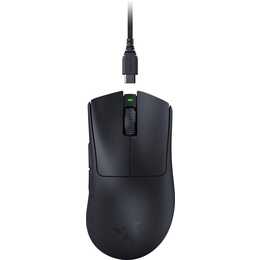 RAZER DeathAdder V3 Pro Maus (Kabel und Kabellos, Gaming, Schwarz)