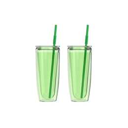 BODUM Thermobecher Pavina To Go (0.7 l, Transparent, Grün)