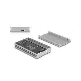 DELOCK Festplattengehäuse (M.2 2280, M.2, Thunderbolt 3, USB 4, USB Typ-C)