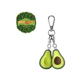 COOCAZOO Rucksack Anhänger Avocabros (Grün)