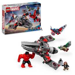 LEGO Marvel Super Heroes Captain America vs Hulk rouge (76292)