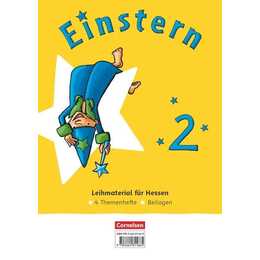 Einstern, Mathematik, Ausgabe 2021, Band 2, Themenhefte 1-4 und Kartonbeilagen im Paket, Ausleihmaterial (Hessen), mit BuchTaucher-App