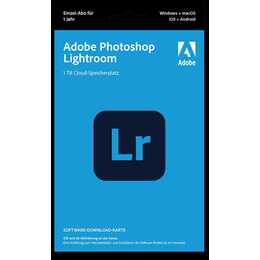 ADOBE Lightroom ESD CH 1TB (Jahreslizenz, 1 Jahr, Französisch, Italienisch, Deutsch)