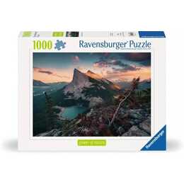 RAVENSBURGER Abends in den Rocky Mountains Puzzle (1000 Stück)