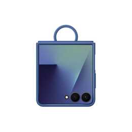 SAMSUNG Backcover mit Ring Galaxy Z Flip 7 Ring Case (Galaxy Z Flip 7, Blau)