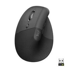 LOGITECH Lift Mouse (Senza fili, Office, Grafite)