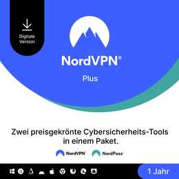 NORDVPN ESD VPN Plus (Licence annuelle, 12 Mois, Allemand)