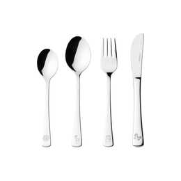LEONARDO Set di posate per bambini Bambini (Argento)