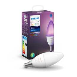 PHILIPS HUE LED Birne White & Color Ambiance (E14, Bluetooth, 5.3 W)