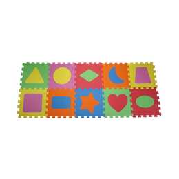 KNORRTOYS Puzzlematte Geo Formen (Formen, 32 x 32 cm)