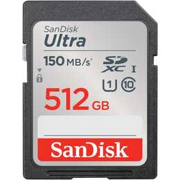 SANDISK SDXC Ultra (Class 10, 512 Go, 150 Mo/s)