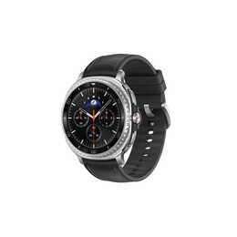 SAMSUNG Galaxy Watch8 Classic LTE (46 mm, Edelstahl, Silber)