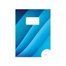 BÜROLINE Schulheft (A4, Liniert, Blau)