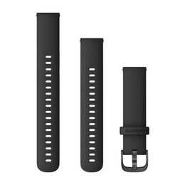 GARMIN Quick Change 18 mm Armband (Garmin vivoactive 4S, Schwarz)