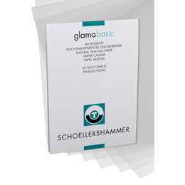 SCHOELLERSHAMMER Carta lucida Glama Basic (Transparente, A3, 50 pezzo)