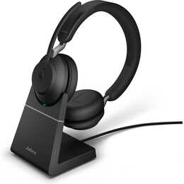 JABRA Office Headset Evolve2 65 (On-Ear, Kabellos, Schwarz)