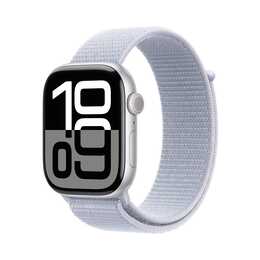 APPLE Watch Series 10 GPS + Cellular (46 mm, Aluminium, Argent)