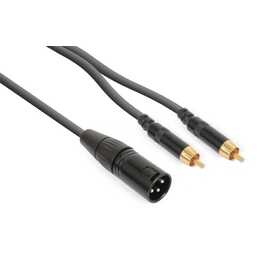 PD CONNEX Anschlusskabel (XLR, Cinch, 3 m)