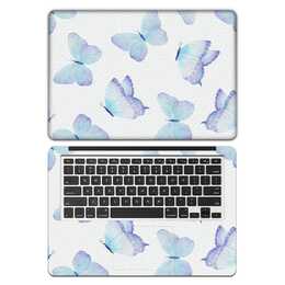 EG Designsticker (10", Schmetterling, Weiss)