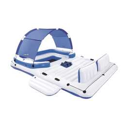 BESTWAY Luftmatratze Tropical Breeze Island (373 cm x 264 cm)